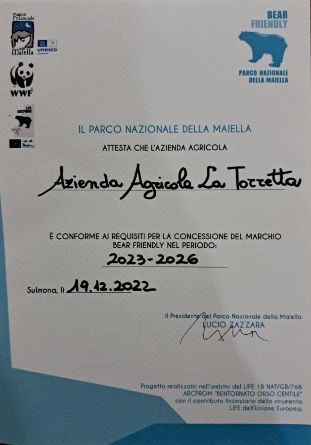 Azienda Agrituristica La Torretta Tocco da Casauria ภายนอก รูปภาพ